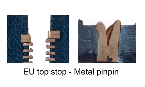 EU top stop - metal pinpin