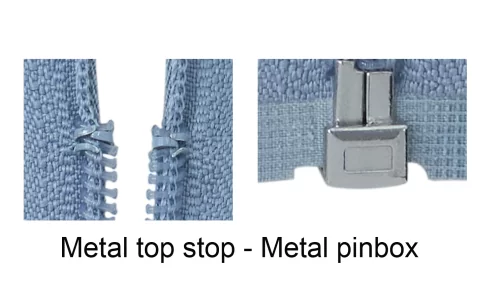 metal top stop - metal pinbox